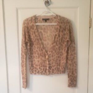 Leopard print mohair sweater from Banana Republic Mad Men edit